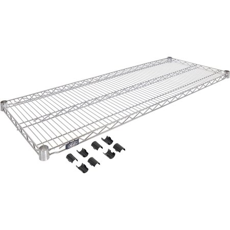 NEXEL Stainless Steel Wire Shelf, 42W x 18D S1842S